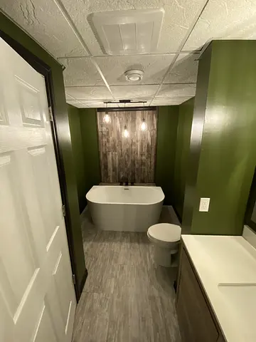 Finished plumbing project